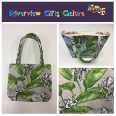 Medium Tote Bag - Elephants
